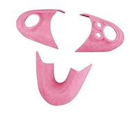 MEXWLOP, for MINI, Cooper F Series F54 F55 F56 F57 F60, Suede Wrap Interior Parts Car Steering Wheel Panel Strip Cover Trim Sticker Steering Wheel Trim Sticker(Pink)