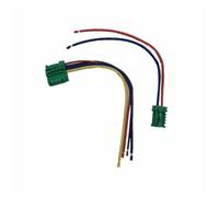 MEXWLOP For NISSAN, For Tiida Livina Heater Blower Resistor, for Citroen, C2 C3 C5, for Peugeot, 406 107 207 607, for Renault, SCENIC I II Engine Heater(BLACK Wire)
