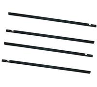MEXWLOP, for NISSAN, for X-TRAIL, Slx Sport 4-Door 2002 2003 2004 2005 2006 2007 Window Outer Glass Window Seal Moulding Trim 80821-8H300 Car Window Trim Strip(BLACK A Set (4pcs))