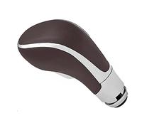MEXWLOP for Opel, for Vauxhall, for Insignia, for Buick, for Regal Interior Parts Automatic PU Leather Gear Shift Head Shifter Lever Knob Gear Shift Knob(Brown)