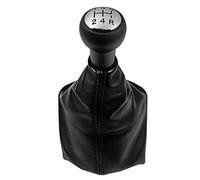 MEXWLOP for Peugeot, 307 207 406, for Citroen, Gear Shift Knob with Leather Gaiter Boot Cover Case Collar Car Styling Accessories Gear Shift Knob(Black Right)