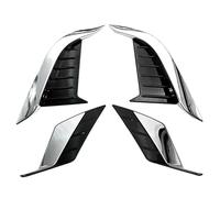 MEXWLOP , for Toyota, for Corolla, Cross 2020 2021 ABS Chrome Front Rear Fog Light Lamp Eyelid Eyebrow Cover Trim Molding Bezel Fog Light Trim