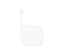 MEXWLOP, for VW, for Passat, B7 2011-2014, 3AE807441A Car Accessories, Rear Bumper Tow Hook Cap Towing Eye Cover Tow Hook Cover(White Passenger Side)