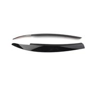 MEXWLOP For VW, for Scirocco, 2009-2017, Car Head Light Lamp Headlight Eyebrow Eyelid Cover Trim Glossy Black ABS Decoration Stripe Left Right Car Headlight Tint Film