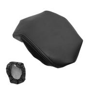 MEXWLOP For VW, for Tiguan, 2014 2015 2016 Microfiber Leather Car Interior Center Console Lid Armrest Box Cover Protection Trim Car Armrest Cover(B Black)