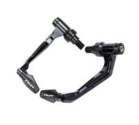 MEXWLOP for Yamaha, TMAX 530 SX DX TMAX530 2017 2018 2019 2020 Handlebar Grips Brake Clutch Levers Guard Protector& Hand Grips Bar End Cap Motorcycle Brake Lever(Black)