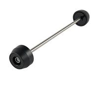 MEXWLOP Front Axle Slider Wheel Crash Protector, for Triumph, for Daytona 675 675R 2013 2014 2015 2016 2017 Street Triple R RX 2015-2016 Motorcycle Fork Protector(Black)