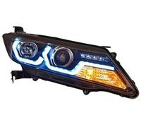 MEXWLOP Front Fog Light Car Headlight Shell, for City 2014 2015 2016 2017 2018 2019 Left and Right Headlights Drl Day Run Light Head Lamp Bi Xenon Bulb Fog Lights