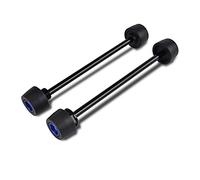 MEXWLOP Front Rear Axle Slider Wheel Crash Protector, for 690 Duke SMC Supermoto R Crash Pad Motorcycle Accessories Parts Protection Motorcycle Fork Protector(Blue)