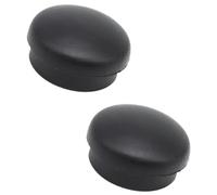 MEXWLOP Front Windscreen Wiper Arm Nut Cap, for A8 D2 D3 D4 D5 2000-2019 Bolt Rocker Cover Rear Windshield car wiper base cover trim(BLACK 2Pc)