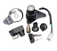MEXWLOP Gas Fuel Tank Cap Cover, for Seat, Ignition Switch Lock Key Set, for XV250 VIRAGO 250 1988-2013 XV125 VIRAGO 125 1997-2000 Motorcycle Ignition Switch Key