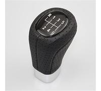 MEXWLOP Gear Knob 5/6 Speed Car Gear Shift Knob Head Leather Stick Shifter Lever Handball, for, for, 1' 3' E81 E82 E90 E91 E92 Gear Shift Knob(Black 6 Speed)