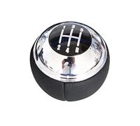 MEXWLOP Gear Knob 5 6 Speed Car Gear Shift Knob Leather Shifter Lever Hand Ball Pen, for, R50 1 D R52 R53 for S 3 for Doors 2001-2008 Gear Shift Knob(Black 5-Speed Black)