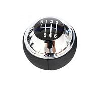 MEXWLOP Gear Knob 5 6 Speed Gear Shift Knob, for, R50 1 D R52 R53 for S 3 Doors 2001-2008 Leather Shifter Lever Hand Ball Pen Gear Shift Knob(Black 6-Speed Black)