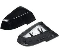 MEXWLOP Gloss Black Door Side Wing Mirror Cover Caps, for BMW, 1 2 3 4 Series F20 F21 F22 F30 F32 F36 M2 X1 Replace(Pack of 2) Wing Mirror Glass
