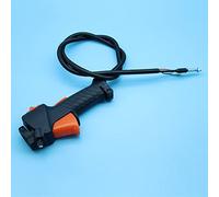 MEXWLOP Handle Switch Throttle Trigger Cable GX35 Engine Motor Strimmer Trimmer Brush Cutter BrushCutter Chainsaw Switch Kit