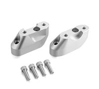 MEXWLOP HandleBars Riser Handle R1200RS CNC Barback Offset Handlebar Risers Bar Clamp Adapter, for BMW, R1200 RS 2015-2018 Motorcycle Handlebar Riser Clamp(Silver)