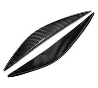 MEXWLOP Headlight Eyebrow, for Fiesta, for MK6 2002 2003 2004 2005 Real Carbon Fiber Car Headlights Eyebrow Eyelids Stickers Trim Cover Headlight Eyebrow