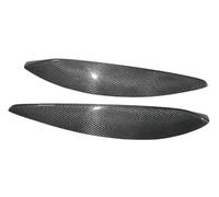 MEXWLOP Headlight Eyebrow, for Vauxhall, for Astra H 2004 2005 2006 2007 2008 2009 Headlight Eyebrows Car Real Carbon Fiber Front Headlight Headlight Eyebrow