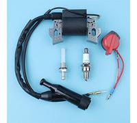 MEXWLOP Ignition Coil Candle Spark Plug Filter On Off Switch Kit GX160 GX200 5.5HP 6. Engine Generator Brushcutter Mower Chainsaw On Off Switch Kit