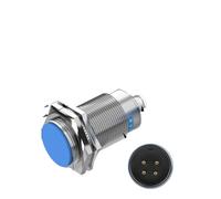 MEXWLOP Inductive Proximity Sensor M30 Series M12 4pins Plug-in Connector Type Npn Pnp Flush Industrial Non-contact Metal Switch Proximity Sensor(Ac 2-wire No)