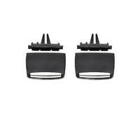 MEXWLOP Interior Dash Front Center Left Right Air Conditioner Panel Rear AC Vent Grille Outlet Cover, for, X5 X6 E70 E71 E72 2007-2013 Car Air Vent Grille(BLACK Front Ac Vent Slider)