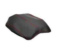 MEXWLOP LHD Car Accessory Microfiber Leather Center Console Lid Armrest Box Cover Trim, for Accord, 9th 2014-2016 Elastic Band Type Car Armrest Cover(Black with red)