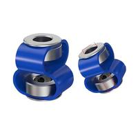 MEXWLOP Ls D D23l24 8 Font Encoder Coupling Double Loop Couple Flexible Aluminum Alloy Cnc 3d Printer Electric Connector Coupler Oldham Couplings(4mmx7mm)