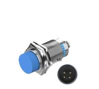 MEXWLOP M30 Connector Inductive Proximity Sensor M12 4pins Plug-in Flush Non-flush Industrial Non-contact Metal Switch Npn Pnp Proximity Sensor(Dc 3-wire Pnp No)