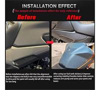 MEXWLOP Moto Anti Slip Side Fuel Tank Pad Cover Protector Sticker Decals Gas Knee Grip Traction compatible with Ya-ma-ha YZF-R6 YZFR6 YZF R6 2017 2018 2019 2020 Motorcycle Anti Slip Pad(BLACK Clear)