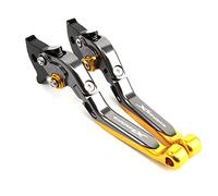 MEXWLOP Motorbike Brakes Clutch Levers Adjustable Foldable Extendable, for, for Yamaha, Cygnus X 125 2017-2018 SMAX 155 2016-2018 Motorcycle Brake Lever(Titanium Gold)