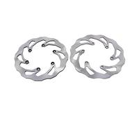 MEXWLOP Motorcycle Front Rear Brake Disc Rotor, for Yamaha, YZ125 YZ250 YZ250F WR250F 2002-2018 WR450F YZ450F 2003-2017 WR125 WR250 2002-2007 WR426F Motorcycle Brake Disc Rotor(Front and Rear)