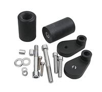 MEXWLOP Motorcycle Parts No Cut Frame Slider Crash Protector CBR1000RR 1000 RR CBR 1000 RR 2006 2007 Black Carbon Motorcycle Frame Slider(Black)