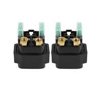 MEXWLOP Motorcycle Starter Solenoid Relay, for, for YAMAHA, Dragstar XVS 125 250 400 650 Vstar 1100 DT 230 WR450F WR 450F Tmax XP 500 Vmax 1700 Motorcycle Starter Motor(2 pcs)
