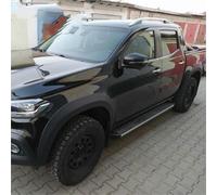 MEXWLOP Mudguards Fender Flares, for Mercedes-Benz, X-class W470 2017 2018 2019 2020 2021 2022 Wheel Arch Double Cabin Accessories Car Fender Flare(BLACK Single tank)