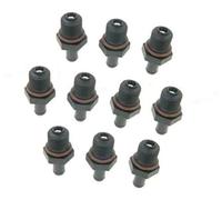 MEXWLOP Positive Crankcase Ventilation PCV Exhaust Valve, for Chevrolet Aveo 5 Pontiac Wave 5, for Swift,+ 1.6L QF00T01410 96495288 Pcv Valve Replacement(Black 10PCS)