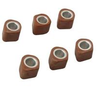 MEXWLOP Racing Variator Roller Set 16x13mm 4g 5.5g 6g 7g, for Easy Moving 50 1995 1996 50cc 1994 1997 Scooter Electric Scooter Pulley Weight(BLACK 16x13mm 4g)