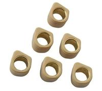 MEXWLOP Racing Variator Roller Set 16x13mm 4g 5.5g 6g 7g, for Easy Moving 50 1995 1996 50cc 1994 1997 Scooter Electric Scooter Pulley Weight(BLACK 16x13mm 6g)