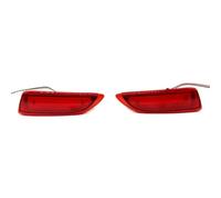 MEXWLOP Rear Tail Light 1 Pair Car LED Rear Bumper Reflector Light, for Toyota, for Corolla, 2011-2013 Tail Stop Signal Brake Fog Lamp Car Rear Light Assemblies Car Tail Light Indicator(Black RED COVE