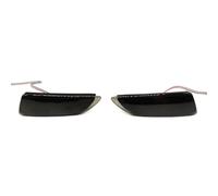 MEXWLOP Rear Tail Light 1 Pair Car LED Rear Bumper Reflector Light, for Toyota, for Corolla, 2011-2013 Tail Stop Signal Brake Fog Lamp Car Rear Light Assemblies Car Tail Light Indicator(Black SMOKE CO
