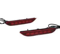 MEXWLOP Rear Tail Light 2Pcs Multi-function Car LED Reflector Lamp Rear Fog Lamp Rear Bumper Light Brake Light, for NISSAN, for Xtrail, for X-TRAIL, 2014-2016 Car Rear Light Assemblies Car Tail Light