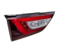 MEXWLOP Rear Tail Light Car LED Tail Light, for Infiniti, For QX60 2016-2020 Rear Brake Taillight Lamp Fog Lamp 26545-9NC0A 26555-9NC0A Car Rear Light Assemblies Car Tail Light Indicator(Black INSIDE