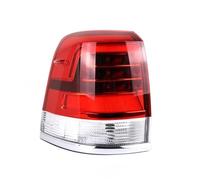 MEXWLOP Rear Tail Light Car LED Tail Lights Tail Lamp Fog Lights Day Running Light, for Toyota, For Land For Cruiser LC200 2016-2020 Car Rear Light Assemblies Car Tail Light Indicator(Black OUTER LEFT