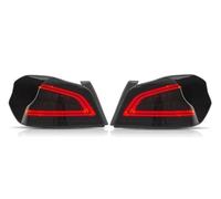 MEXWLOP Rear Tail Light Led Rear Light LED Tail Light, for Subaru, For WRX 2014-2021 Car Back Stop Fog Brake Reverse Turn Signal Taillight Lamp Car Rear Light Assemblies Car Tail Light Indicator(Black