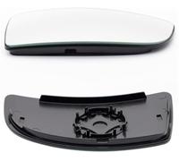 MEXWLOP Right Lower Wing Mirror Glass Convex with Backing Plate, for Ford, TRANSIT MK8 2014 ONWARD, Replace 1855102 Wing Mirror Glass(BLACK RIGHT)