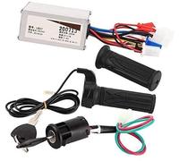 MEXWLOP Scooter Controller Set DC 24V 250W Motor Speed Controller with Throttle Twist Grip, for Electric Bicycle Brushless Scooter Controller
