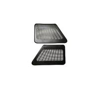 MEXWLOP Under Seat Floor Rear AC Heater Air Conditioner Duct Vent Cover Grill Outlet Cover Trim, for, 1 2 3 5 Series X1 X2 X3 X4 X5 Car Air Vent Grille(BLACK 5 Series F10 11-17)