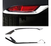 MEXWLOP -V, for Vezel, 2016 2017 2018 Chrome Rear Fog Light Tail Lamp Eyebrow Cover Trim Protector Molding Bezel Frame Styling Fog Light Trim