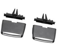 MEXWLOP vehicle air vent bracket For Bmw, for X5 E70, for X6 E71 E72 Front Rear Center A/C Air Conditioning Vent Outlet Tab Clip Repair Kit Car Interior Accessories Grille(BLACK Rear 2pcs)