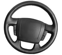 MEXWLOP vehicle steering wrap Car Steering Wheel Cover Black, for Ducato 2006-2019 Promaster 2017-2020 Auto Accessories Decoration(Gray Thread)